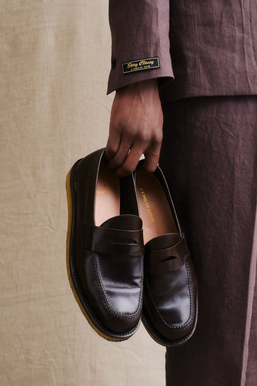 A Kind of Guise Crepe Loafer