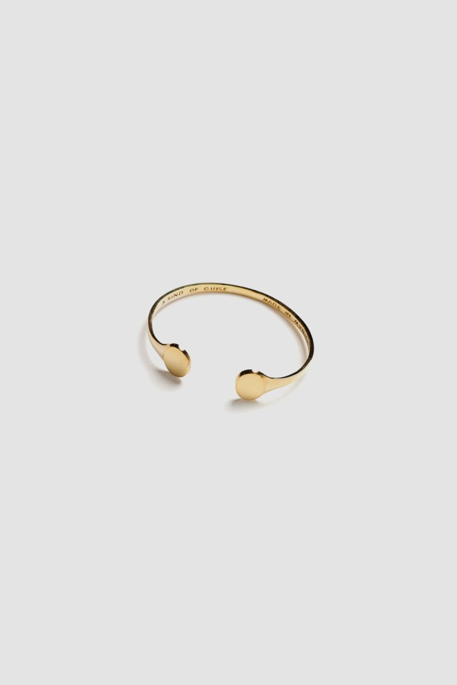 A Kind of Guise Signet Bracelet Gold