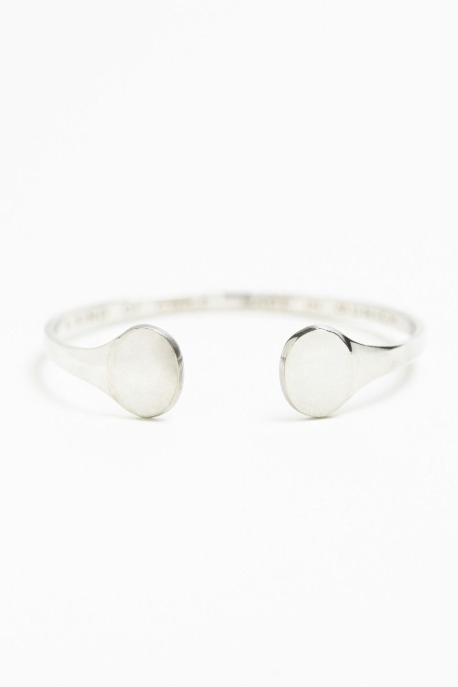 A Kind of Guise Signet Bracelet Silver