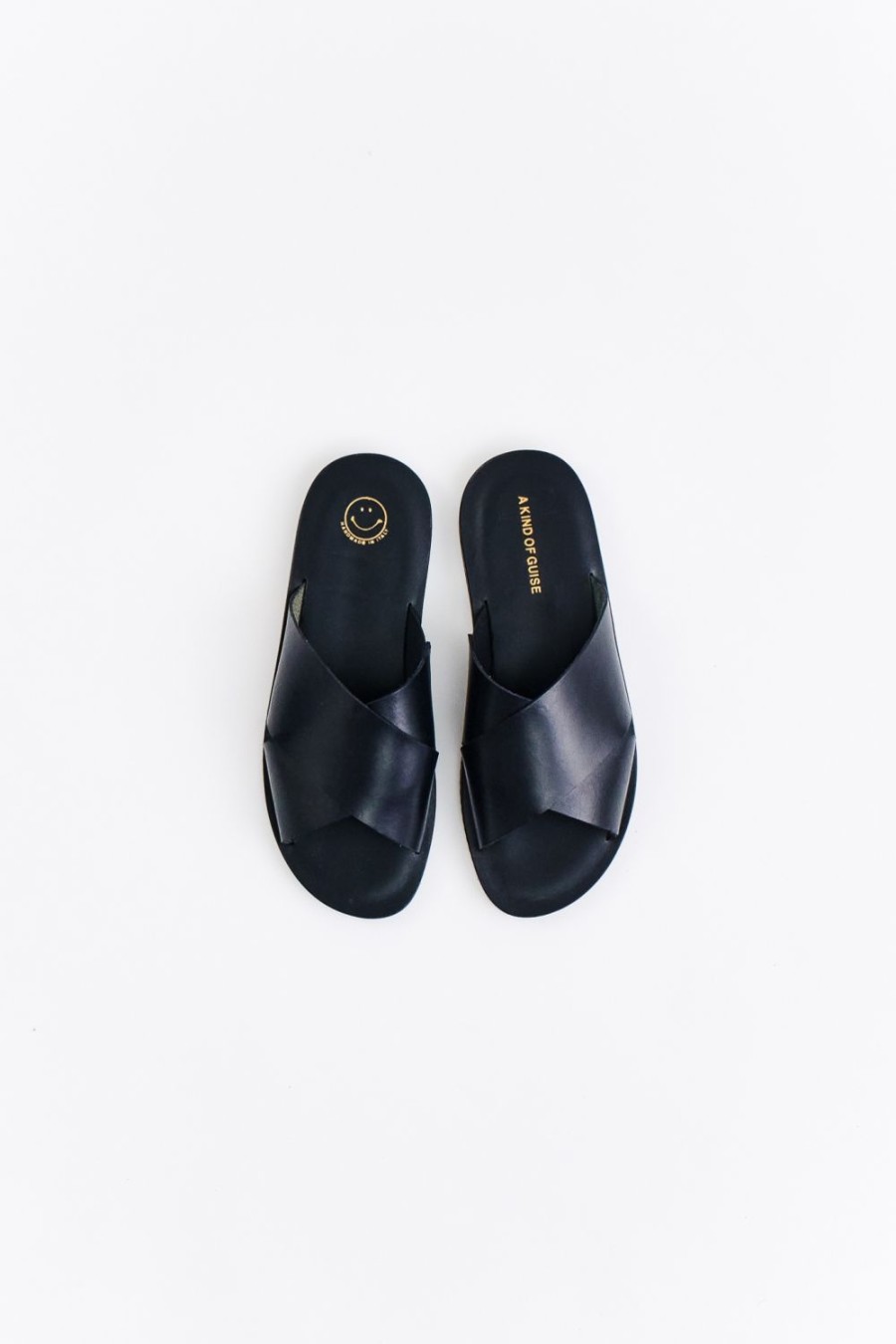 A Kind of Guise Leather Slipper