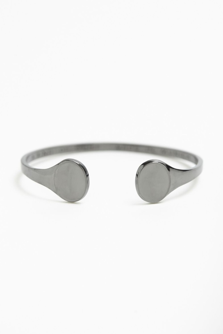 A Kind of Guise Signet Bracelet Black